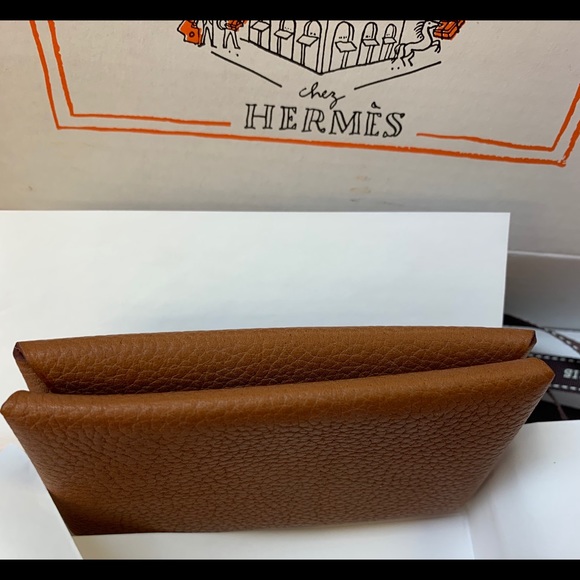 Authentic Hermès Calvi Verso Card Holder - Picture 4 of 6